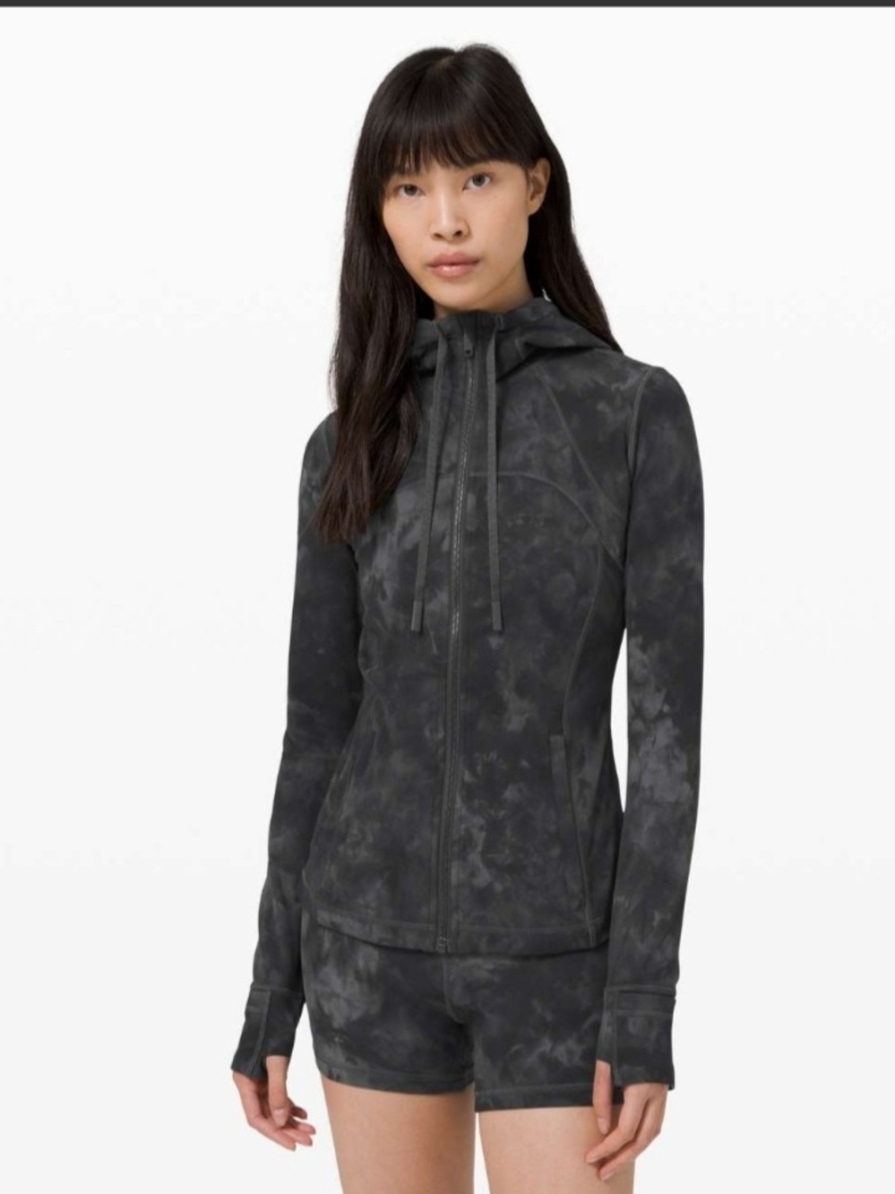 Lululemon Hooded Define Jacket *NuluDiamond Dye Pitch Grey Graphite Grey 4